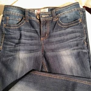 lei Jeans Sophia hipster flare, 15.5 flat waist, 1